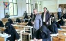 رئيس جامعة إب يدشن اختبارات الفصل الدراسي الأول بكلية الآداب