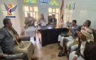 لقاء تنسيقي بين الفريق التنموي ونقابة تجار الملابس والأقمشة بأمانة العاصمة - ye