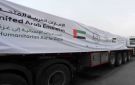 819 طنا من المساعدات.. 5 قوافل إماراتية تصل إلى غزة