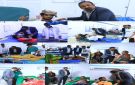 النوبه يتفقد اوضاع الجرحى والمصابين في مشتشفيي عبود والمنصورة