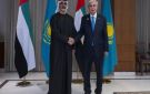 ولي عهد أبوظبي يبحث مع رئيس كازاخستان تعزيز التعاون المشترك