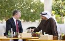رئيس الإمارات يستقبل رئيس حكومة إقليم كردستان العراق