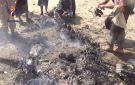 الإعلام الحربي يوزع مشاهد إسقاط طائرة استطلاع مسلحة نوع كاريال تابعة للعدو السعودي في حجة - ye