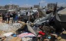 أكثر من 10 إصابات فلسطينية بينها خطيرة جراء قصف العدو الإسرائيلي خيمة في مدينة غزة