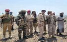 العميد عثمان معوضة يتفقد أبطال جبهة كرش: الجنوب صف واحد في مواجهة الحوثي