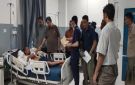 مدير دائرة الخدمات الطبية للمقاومة الوطنية يتفقد جرحى القوات المسلحة ويطلع على أوضاعهم الصحية